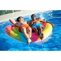 Bestway|Bestway Ilha Flutuante Inflável Arco-íris 175x163 cm Praia e Piscina 43722