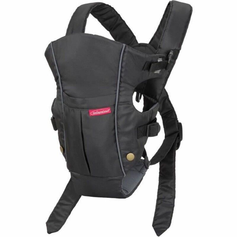 Infantino|Mochila porta bebê Infantino Classic Carrier Preto + 0 Meses