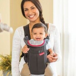 Infantino|Mochila porta bebê Infantino Classic Carrier Preto + 0 Meses