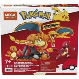 Megablocks|Jogo de Construção Megablocks Charmander Charmilion Charizard Pokémon 300 Peças