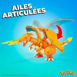 Megablocks|Jogo de Construção Megablocks Charmander Charmilion Charizard Pokémon 300 Peças