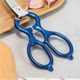 3 Claveles|Tesoura de Cozinha 3 Claveles 8" Aço inoxidável Azul Multiusos