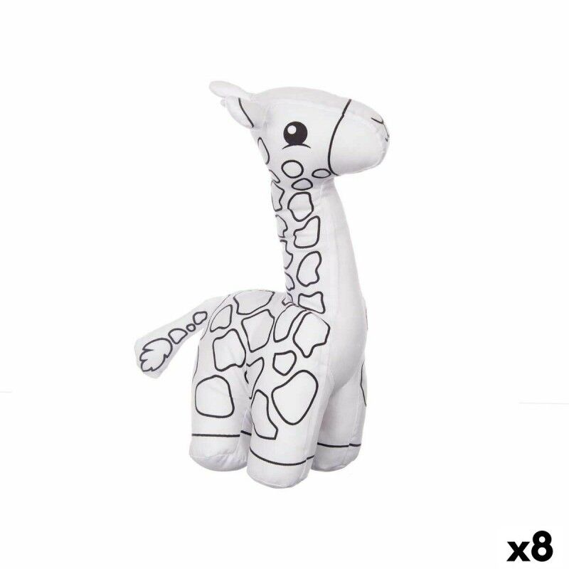 Pincello|Peluche para colorir Pincello ST448 Branco Preto Tecido 17 x 22 x 9 cm Girafa (8 Unidades) Pincello|Peluche para colorir Pincello ST448 Branco Preto Tecido 17 x 22 x 9 cm Girafa (8 Unidades)