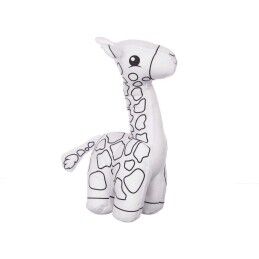 Pincello|Peluche para colorir Pincello ST448 Branco Preto Tecido 17 x 22 x 9 cm Girafa (8 Unidades)