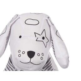 Pincello|Peluche para colorir Pincello ST341 Branco Preto Tecido 13 x 14 x 20 cm Cão (8 Unidades)