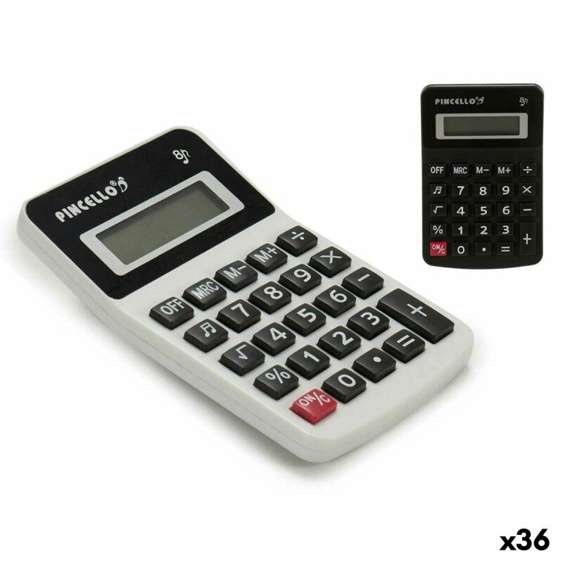 Pincello|Calculadora Pincello CN-185A Preto Plástico Solar Pequeno Pincello|Calculadora Pincello CN-185A Preto Plástico Solar Pequeno
