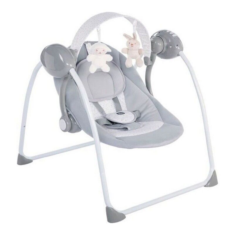 Chicco|Cadeira de baloiço Chicco Relax & Play Swing Cinzento Branco