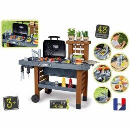 Smoby|Cozinha de Brincar Smoby Garden Kitchen Churrasco 43 Peças