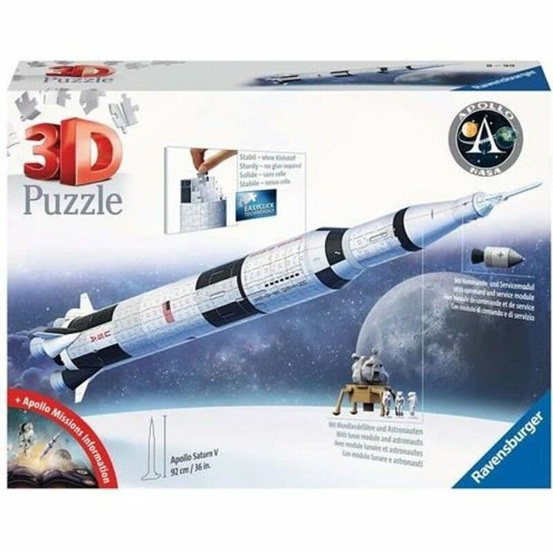 Ravensburger|Puzzle Ravensburger Saturn V space rocket