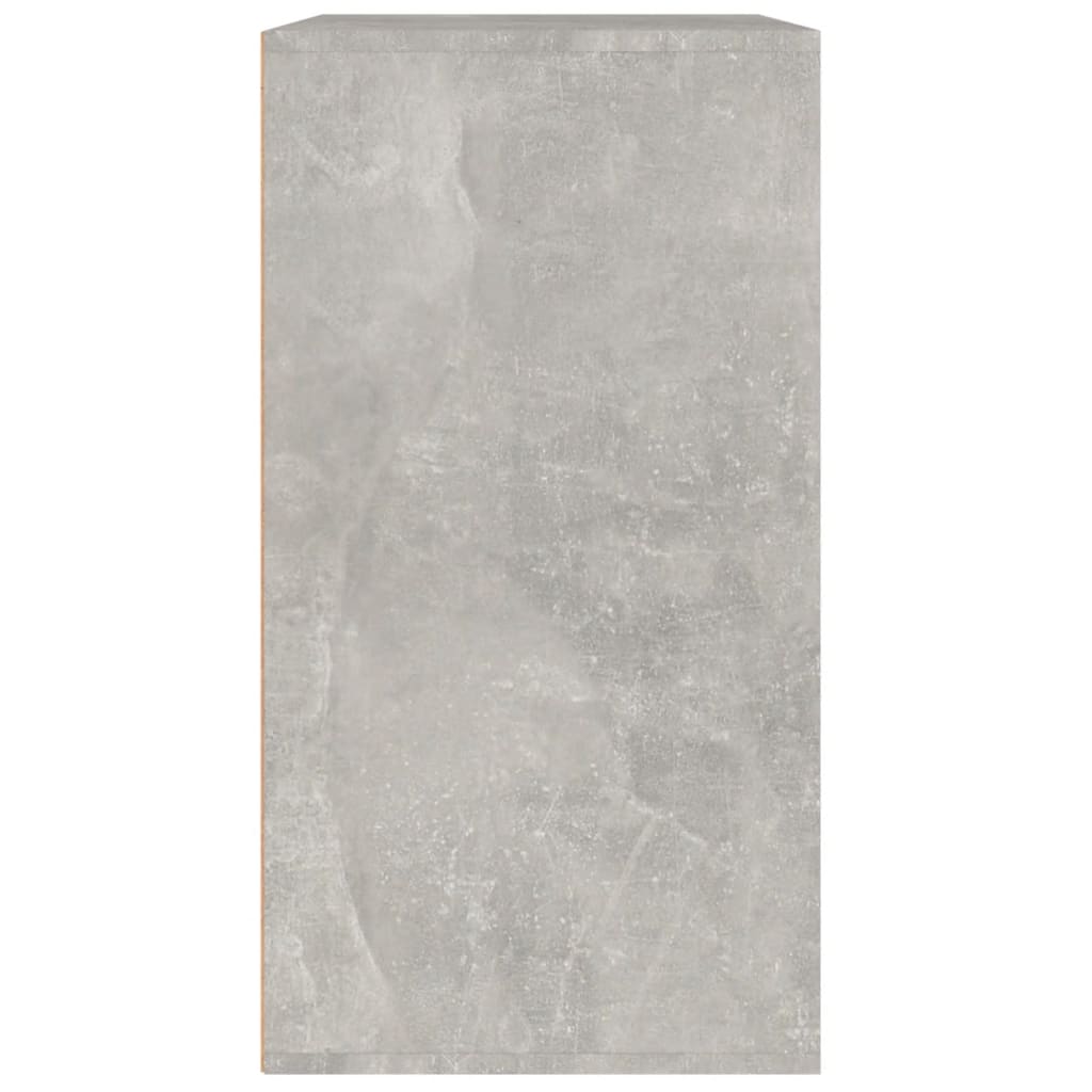 vidaXL Armário de cosmética 80x40x75 cm madeira Concreto Cinza