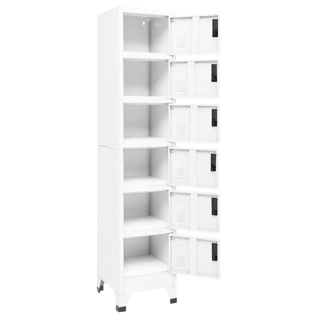 vidaXL Cacifo 38x40x180 cm aço branco