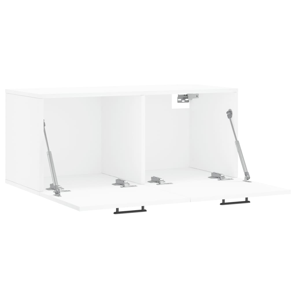 vidaXL Armário de parede 80x36,5x35 cm derivados de madeira branco