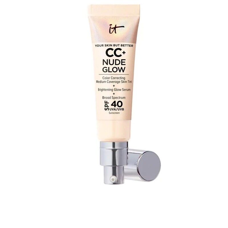 It Cosmetics|Base de Maquilhagem Cremosa It Cosmetics CC+ Nude Glow Fair Spf 40 32 ml It Cosmetics|Base de Maquilhagem Cremosa It Cosmetics CC+ Nude Glow Fair Spf 40 32 ml