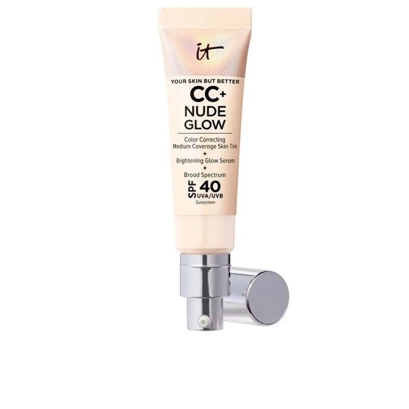 It Cosmetics|Base de Maquilhagem Cremosa It Cosmetics CC+ Nude Glow Fair porcelain Spf 40 32 ml It Cosmetics|Base de Maquilhagem Cremosa It Cosmetics CC+ Nude Glow Fair porcelain Spf 40 32 ml
