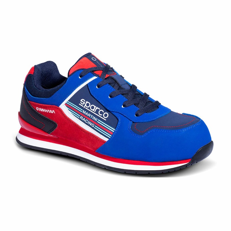 Calçado de Segurança Sparco Ndis Scarpa Gymkhana Martini Racing S3 ESD Azul Vermelho