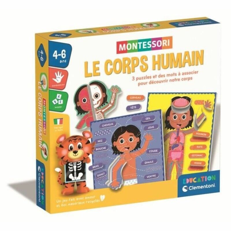 Clementoni|Jogo Educativo Clementoni Le Corps Humain (FR) Clementoni|Jogo Educativo Clementoni Le Corps Humain (FR)