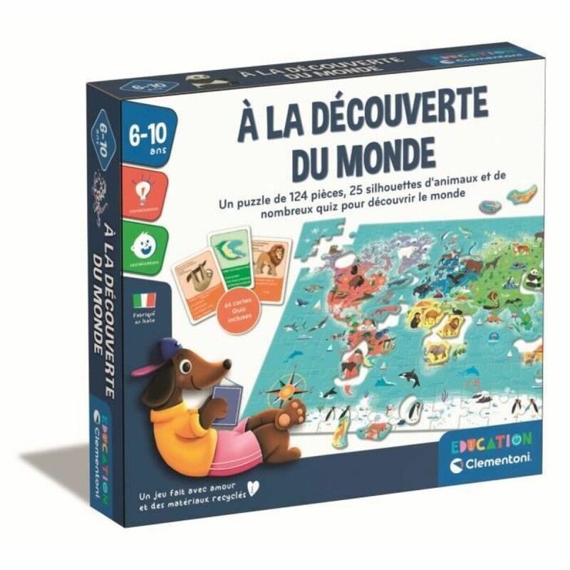 Clementoni|Jogo Educativo Clementoni À la découverte du monde (FR) Clementoni|Jogo Educativo Clementoni À la découverte du monde (FR)