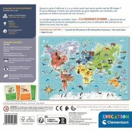 Clementoni|Jogo Educativo Clementoni À la découverte du monde (FR)