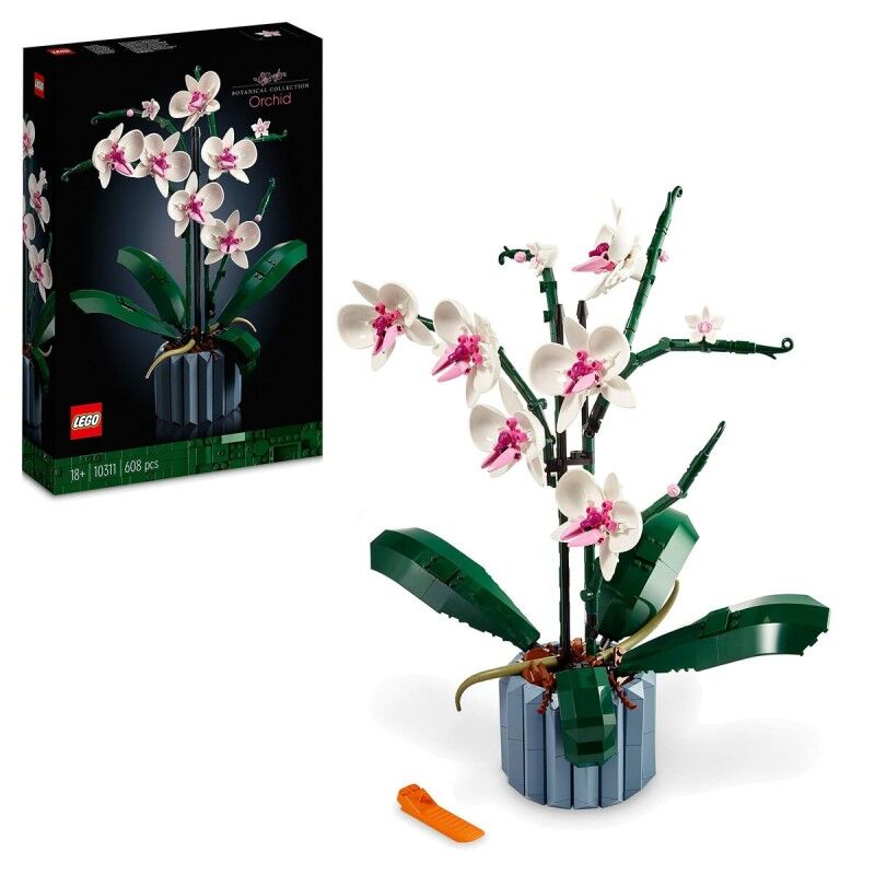 Lego|Playset Lego The Orchid Plants with Indoor Artificial Flowers
