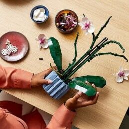 Lego|Playset Lego The Orchid Plants with Indoor Artificial Flowers