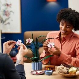 Lego|Playset Lego The Orchid Plants with Indoor Artificial Flowers