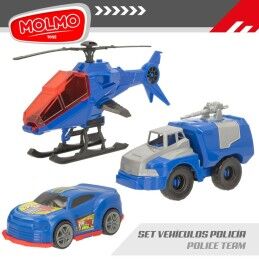 Colorbaby|Conjunto veículos Colorbaby 20 x 12 x 8,5 cm 6 Unidades 3 Peças Polícia