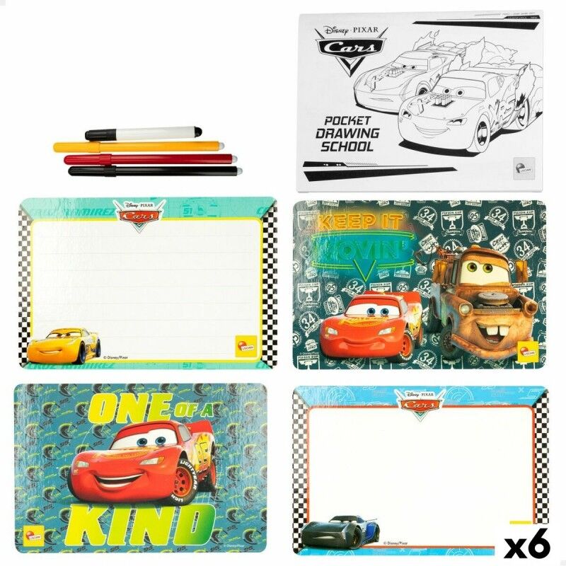 Cars|Conjunto de Desenho Cars Pocket Drawing School (6 Unidades) Cars|Conjunto de Desenho Cars Pocket Drawing School (6 Unidades)