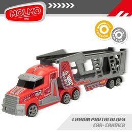 Colorbaby|Camião Porta-veículos Colorbaby 47 x 13 x 8 cm (4 Unidades) 3 Peças De fricção