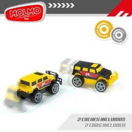 Colorbaby|Camião Porta-veículos Colorbaby 47 x 13 x 8 cm (4 Unidades) 3 Peças De fricção
