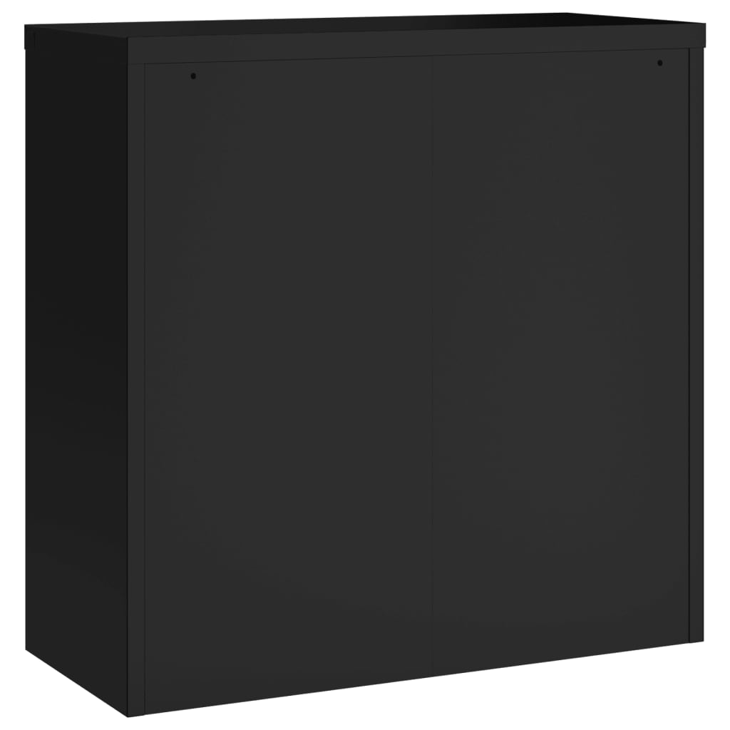 vidaXL Arquivador 90x40x90 cm aço preto