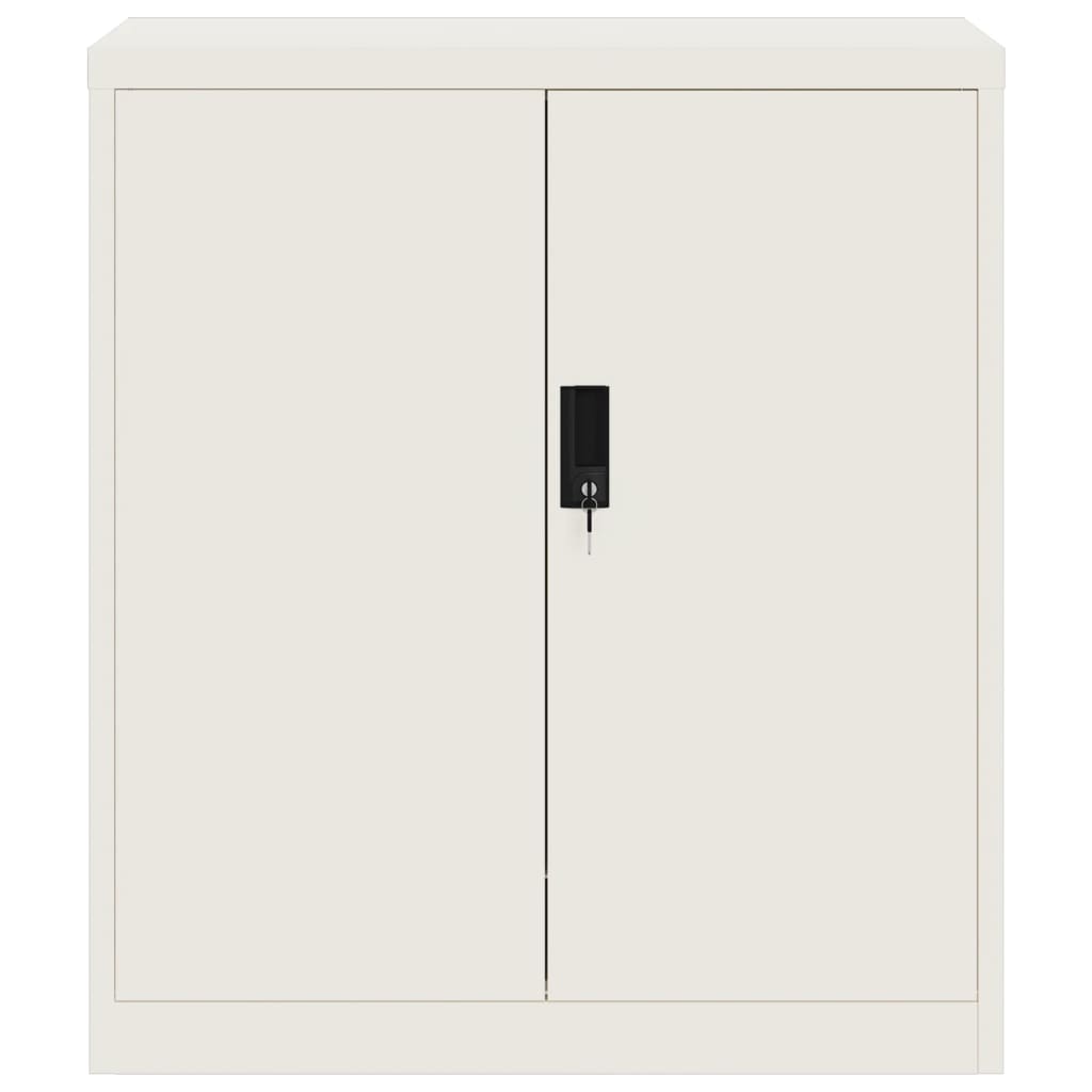 vidaXL Arquivador 79x40x90 cm aço branco