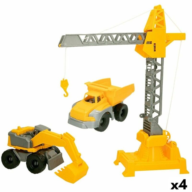 Colorbaby|Veículos de Construção Colorbaby 31 x 41 x 9,5 cm (4 Unidades) 3 Peças Colorbaby|Veículos de Construção Colorbaby 31 x 41 x 9,5 cm (4 Unidades) 3 Peças