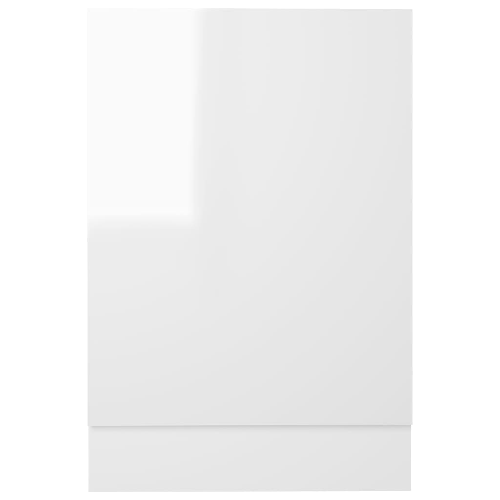 vidaXL Painel máquina lavar louça 45x3x67 cm contraplacado branco