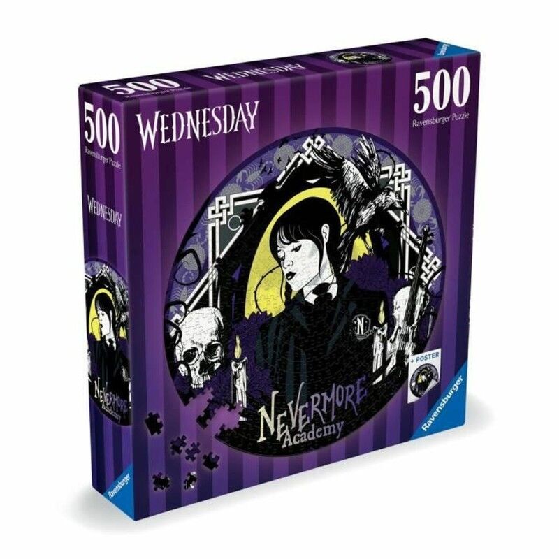 Ravensburger|Puzzle Ravensburger Mercredi Adams 500 Peças Ravensburger|Puzzle Ravensburger Mercredi Adams 500 Peças