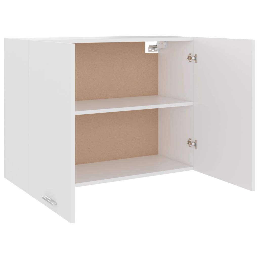 vidaXL Armário de parede 80x31x60 cm derivados de madeira branco