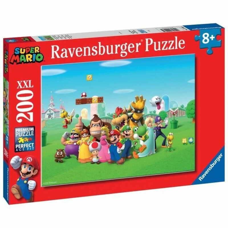 Ravensburger|Puzzle Ravensburger SUPER MARIO 200 Peças Ravensburger|Puzzle Ravensburger SUPER MARIO 200 Peças