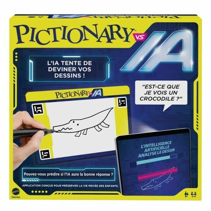 Mattel|Jogo de Mesa Mattel PICTIONARY® VS IA Jeu familial Pictionary Vs Intelligence Artificielle (FR) Mattel|Jogo de Mesa Mattel PICTIONARY® VS IA Jeu familial Pictionary Vs Intelligence Artificielle (FR)
