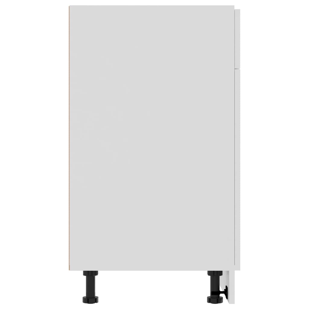 vidaXL Armário inferior c/ gavetas 80x46x81,5cm contraplacado branco