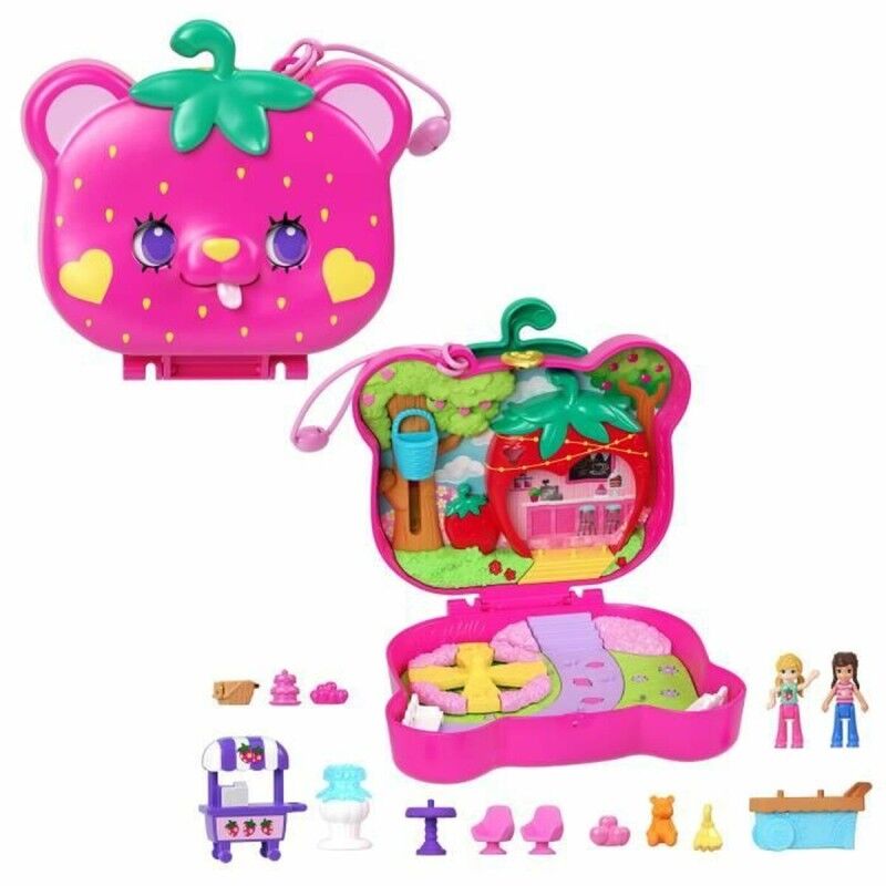 Polly Pocket|Playset Polly Pocket OURSON FRAISE Polly Pocket|Playset Polly Pocket OURSON FRAISE