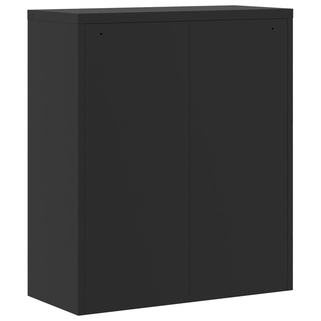 vidaXL Arquivador 90x40x105 cm aço preto