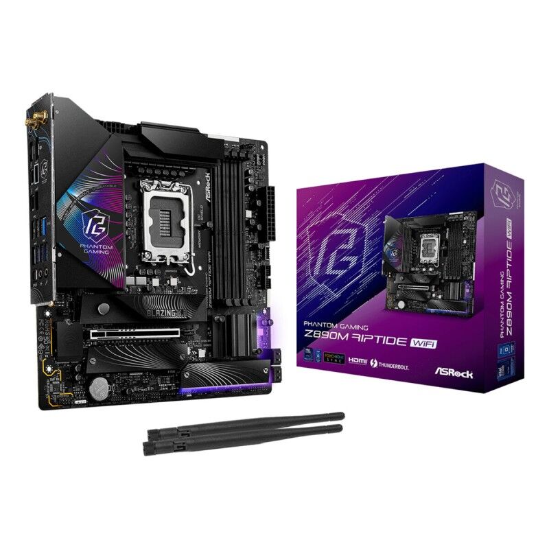 ASRock|Placa Mãe ASRock Z890M Riptide WiFi Intel Z890 LGA 1851