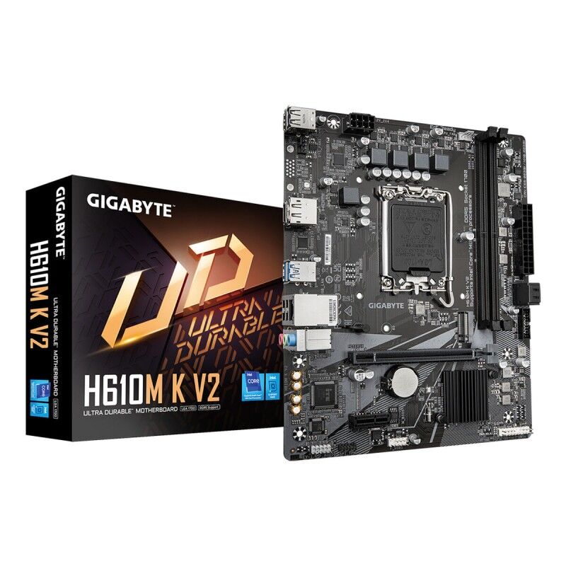 Gigabyte|Placa Mãe Gigabyte H610M K V2 INTEL H610 LGA 1700 Gigabyte|Placa Mãe Gigabyte H610M K V2 INTEL H610 LGA 1700