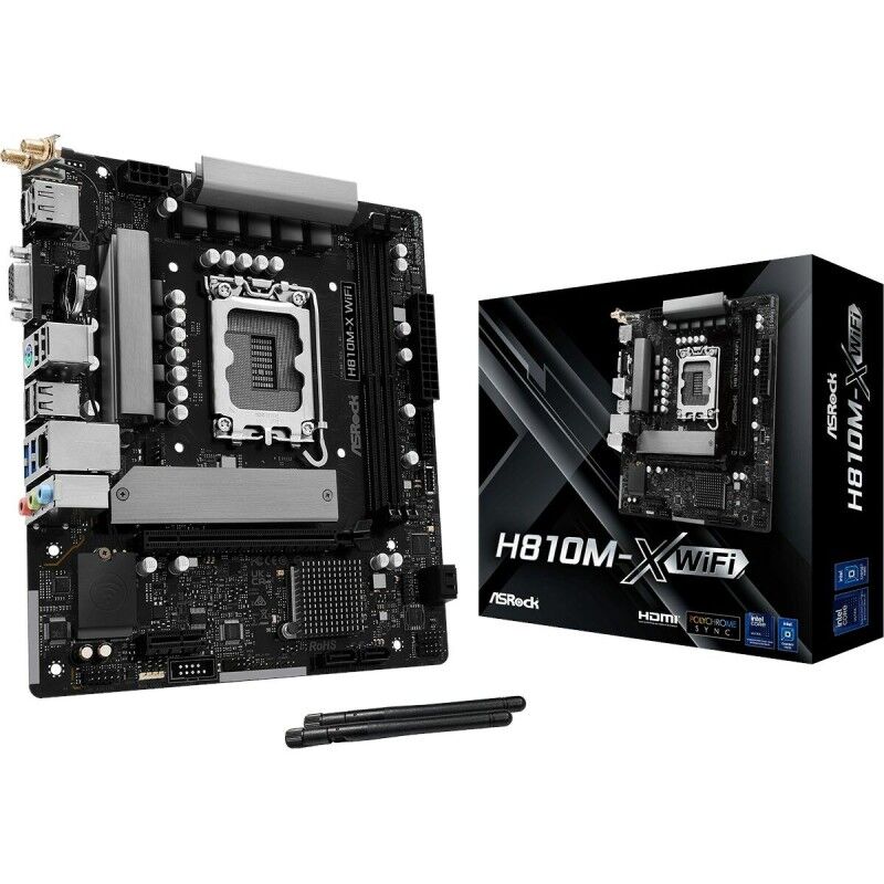 ASRock|Placa Mãe ASRock H810M-X WIFI ASRock|Placa Mãe ASRock H810M-X WIFI