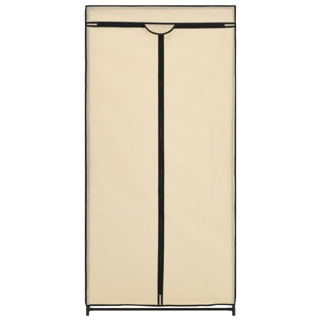 vidaXL Roupeiros 2 pcs 75x50x160 cm creme