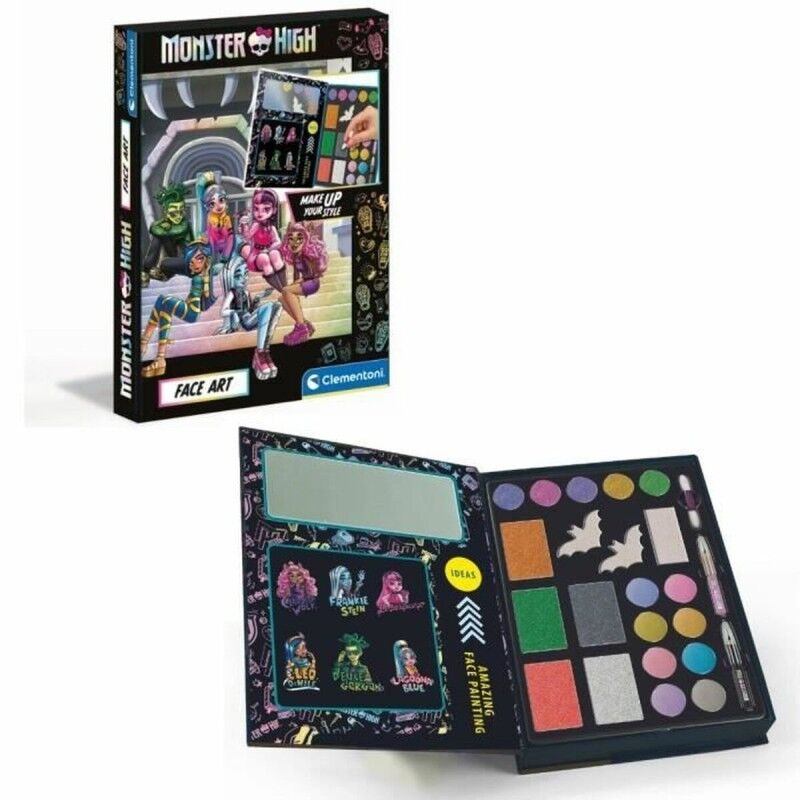 Clementoni|Conjunto de Maquilhagem Infantil Clementoni Monster High Fashion Designer Multicolor Clementoni|Conjunto de Maquilhagem Infantil Clementoni Monster High Fashion Designer Multicolor