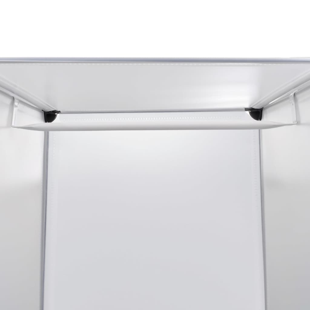 vidaXL Armário plástico modular 9 gavetas 37x115x150 cm branco