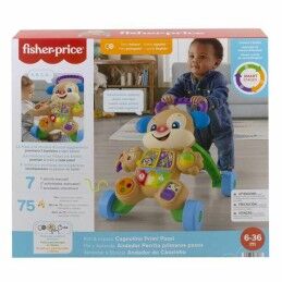 Fisher-Price|Andarilho com rodas Fisher-Price Som Luzes Cão Multilinguagem
