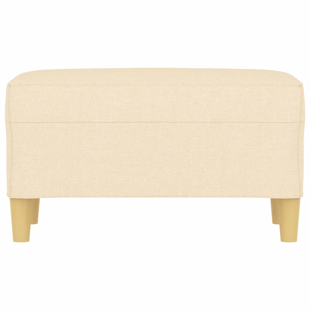 vidaXL Banco 70x35x41 cm tecido cor creme