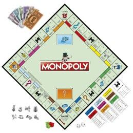 Hasbro|Jogo de Mesa Hasbro Monopoly Clasico Madrid ES