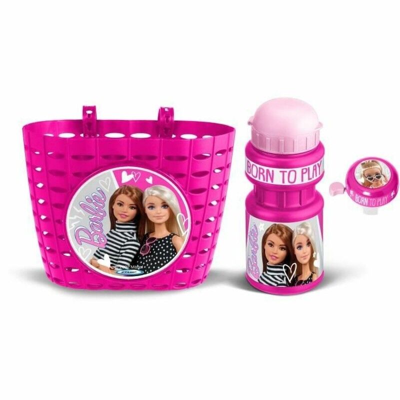 Mattel|Cesto Infantil para Bicicleta Mattel Barbie Mattel|Cesto Infantil para Bicicleta Mattel Barbie